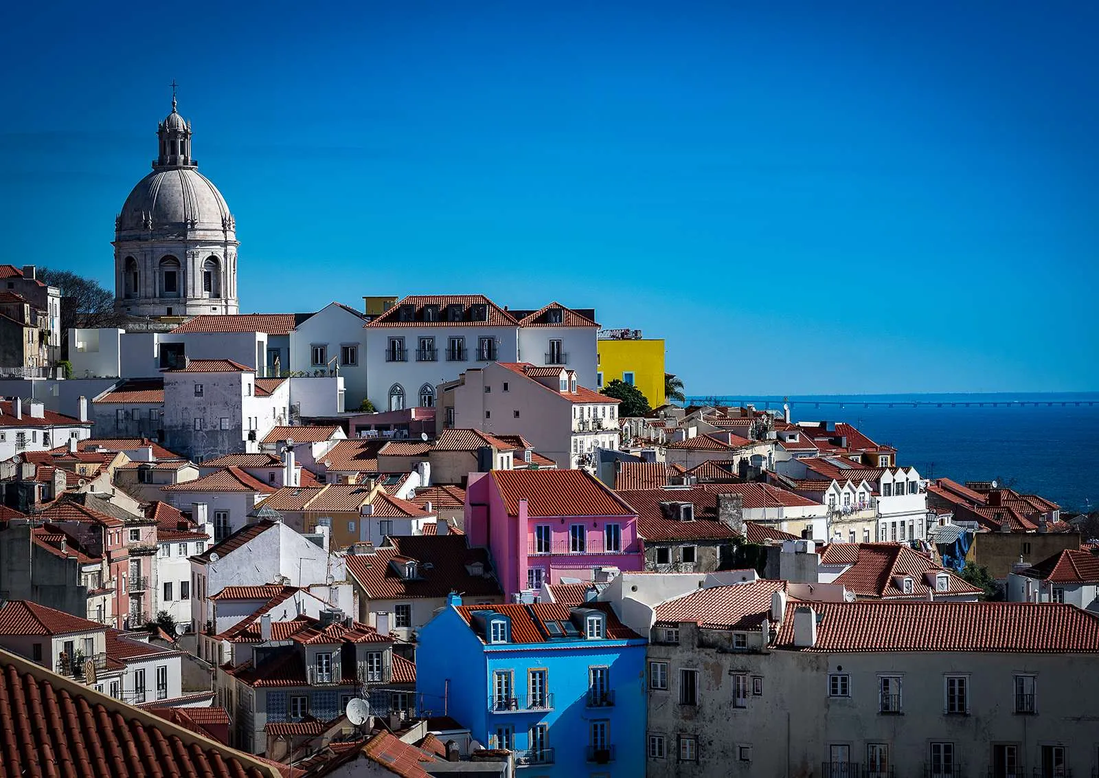 Over Lisbon Rooftops by Steve Scott