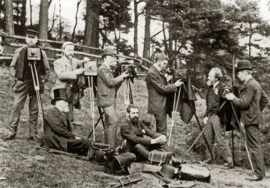 Members of the Kidderminster Camera Club circa 1907